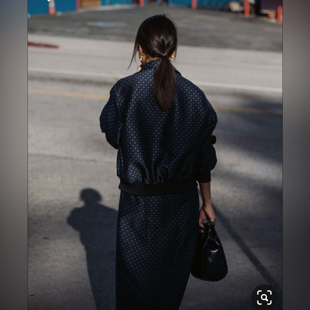 Jacquard Bomber Jacket & skirt - Kyuul LA